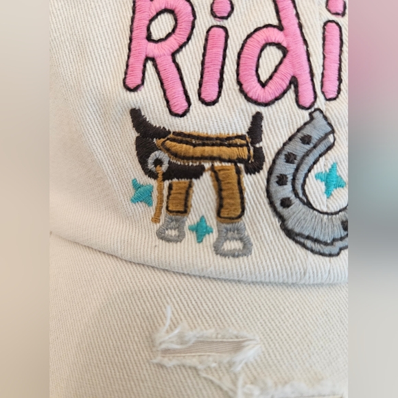 NWT Distressed Riding Cap - Picture 10 of 12